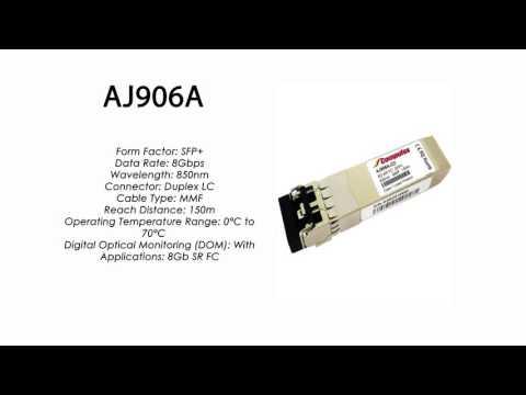 AJ906A  |  HP Compatible 8Gb FC SFP+ 850nm 150m