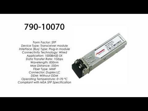 790-10070  |  Dell Compatible 1000Base-SX SFP 850nm 550m