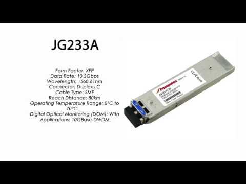 JG233A  |  HP Compatible 10GBase-DWDM XFP 1560.61nm 80km
