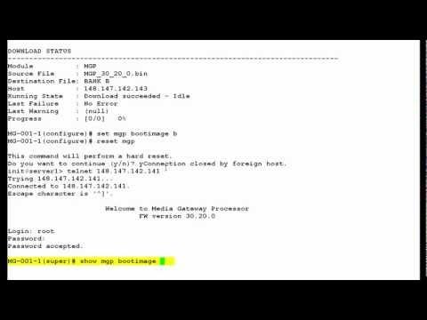 How To Upgrade The Firmware On An Avaya Media Gateway G700