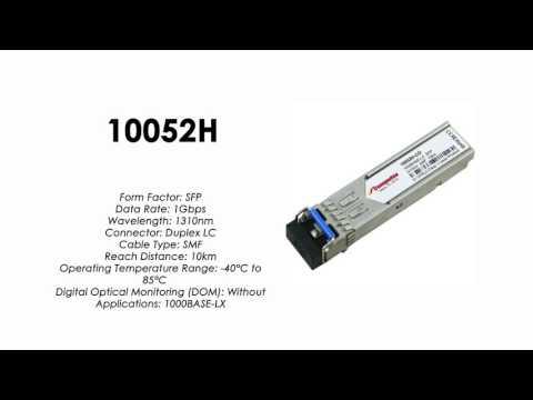 10052H  |  Extreme Networks Compatible 1000BASE-LX SFP 1310nm 10km SMF Industrial