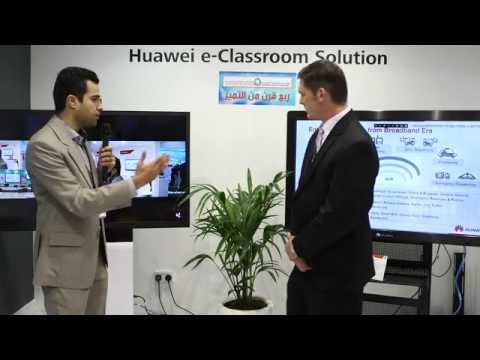 GITEX 2013 : Demo Of Huawei's E Classroom Solution