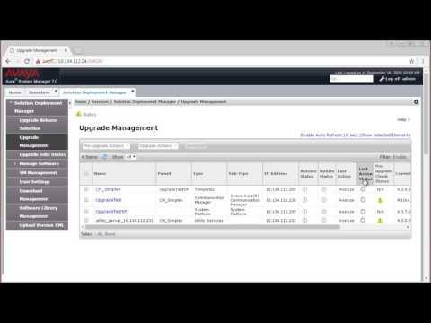 How To Upgrade Communication Manager On System Platform Using Solution Deployment Manager: Part I
