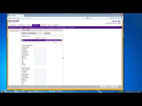 NETGEAR WC7600 Adding Licenses