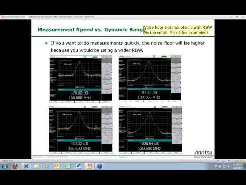 Anritsu Webinar: Tracking Generator Applications For RF And Microwave 2/12/13