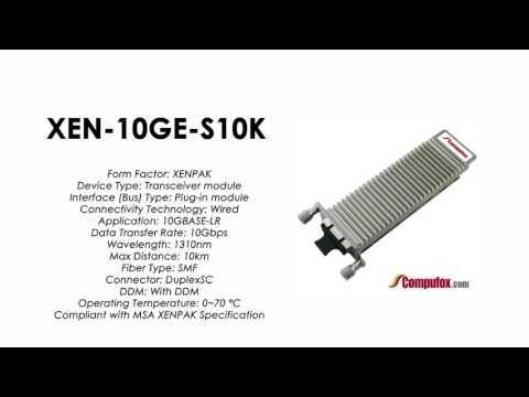 XEN-10GE-S10K  |  ZTE Compatible 10GBase-LR XENPAK SMF 10km 1310nm