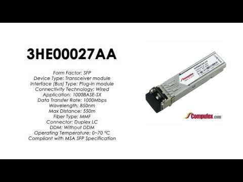 3HE00027AA  |  Alcatel Compatible 1000Base-SX 850nm 550m SFP