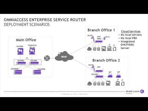 OmniAccess Enterprise Service Routers