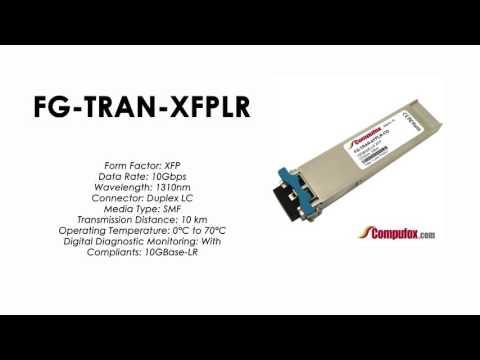 FG-TRAN-XFPLR  |  Fortinet Compatible 10GBASE-LR 1310nm 10km XFP