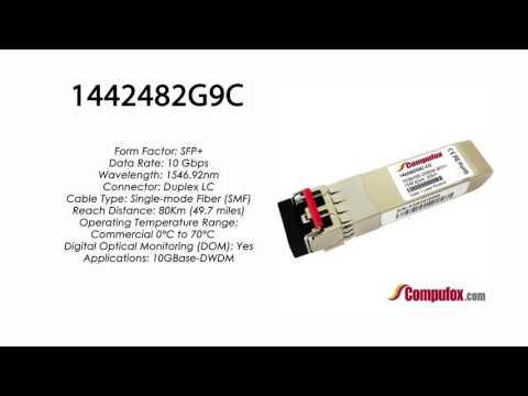 1442482G9C  |  Adtran Compatible 10GBase-DWDM 1546.92nm 80km SFP+