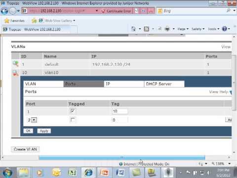 Juniper Wireless LAN Configuring A VLAN Learning Byte