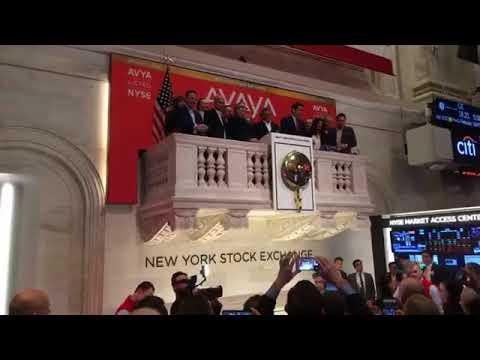 Watch Live As Avaya Rings The Bell And Becomes A Publicly Traded Company On NYSE
