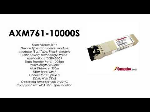AXM761-10000S  |  Netgear Compatible 10GBASE-SR 850nm 300m SFP+