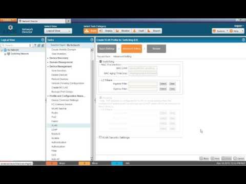 Building And Deploying VLAN Profiles In Network Director
