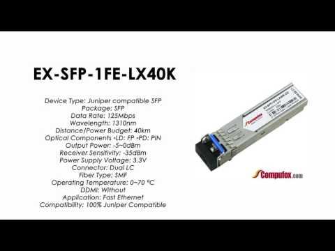 EX-SFP-1FE-LX40K   | Juniper Compatible 100BASE-LX SFP 1310nm 40km