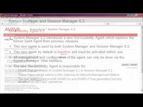 How To Activate The Serviceability Agent For System Manager And Session Manager 6.2