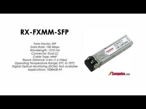 RX-FXMM-SFP  | Juniper Compatible 100Base-FX SFP 1310nm 2km MMF