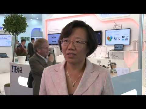 Jane Chen, SVP, ZTE Corporation At 2012 Broadband World Forum