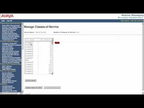 How To Configure Telephone User Interface(TUI) Options On Avaya Modular Messaging