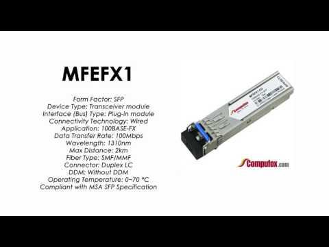 MFEFX1  |  Linksys/Cisco Compatible 100Base-FX 1310nm 2km SFP