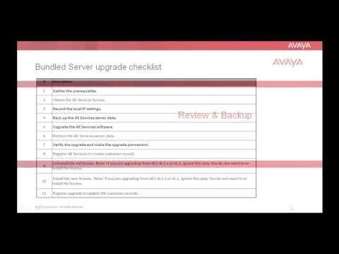 Avaya Aura AES Bundled Upgrade From R5.2.4 To R6.3.1