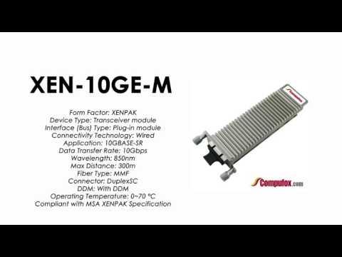 XEN-10GE-M  |  ZTE Compatible 10GBase-SR XENPAK MMF 300m 850nm