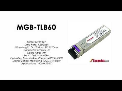 MGB-TLB60  |  Planet Compatible 1000BASE-BX Tx1550nm/Rx1310nm 60km SFP