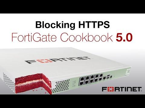 FortiGate Cookbook - Blocking HTTPS (5.0)