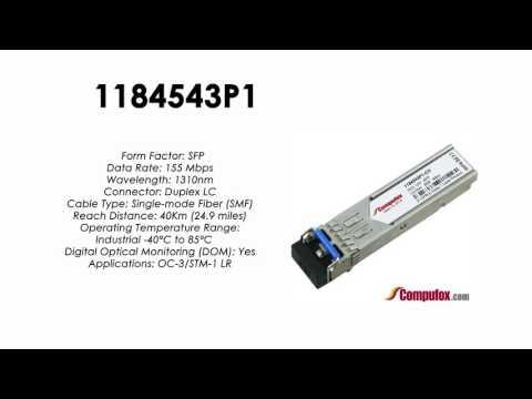 1184543P1  |  Adtran Compatible OC-3/155Mbps 1310nm 40km SFP