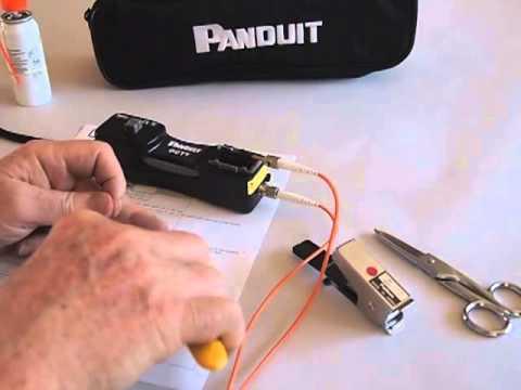 Prepolished/Splice Fiber Optic Connector Termination (Panduit Opticam)