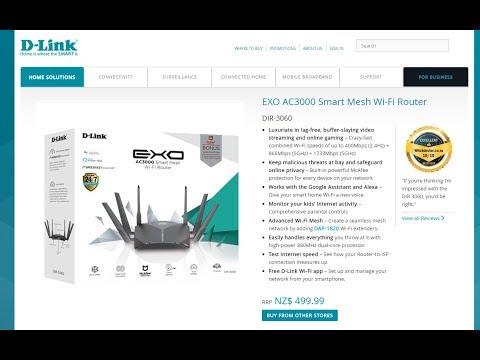 Unboxing Dlink EXO AC3000 Smart Mesh Wi-Fi Router DIR -3060