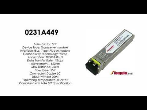 0231A449 | Huawei Compatible SFP 1000BASE-CWDM 1550nm SMF 70km