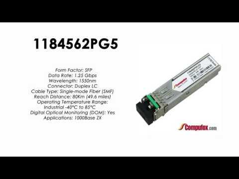 1184562PG5  |  Adtran Compatible 1.25Gbps 1550nm 80km SFP