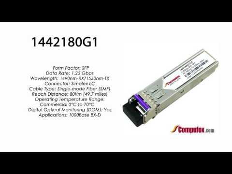 1442180G1  |  Adtran Compatible 1.25Gbps 1490nmRx/1550nmTx 80km SFP