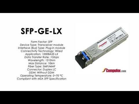 SFP-GE-LX  |  Redback Compatible 1000BASE-LX 1310nm 10km SFP