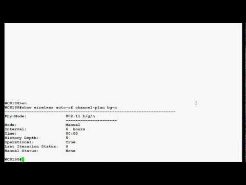 How To Display Auto RF Channel Plan In WLAN 8100 Wireless Controller From CLI