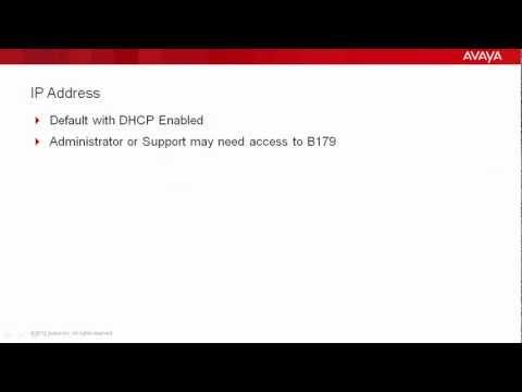 How To Find The IP Address Of An Avaya B179 Conference Phone