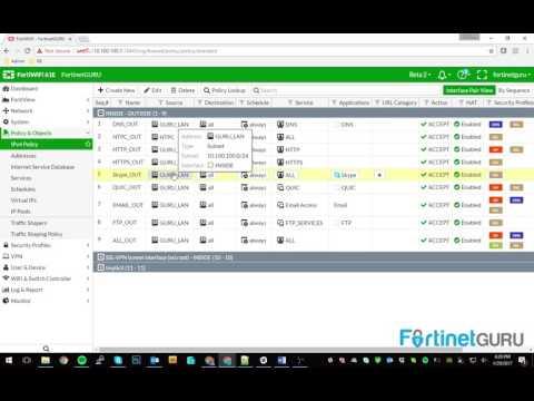 FortiOS 5 6 Beta 2 NGFW Policy