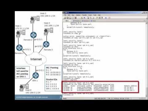 Implementing OSPF Over IPsec