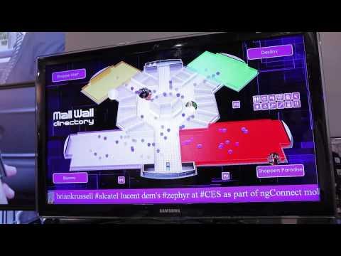 CES 2013: Mall Wall And Cloud Connected Table