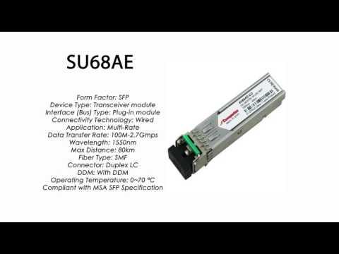 SU68AE  |  Marconi Compatible SFP 100Mbps/2.7Gbps 1550nm 80km DDM