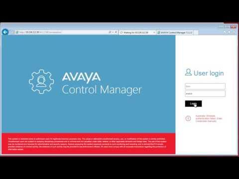 How To Use Conversation Sphere In Avaya Control Manager