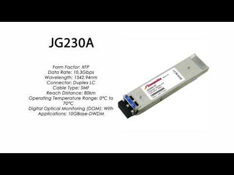 JG230A  |  HP Compatible 10GBase-DWDM XFP 1542.94nm 80km