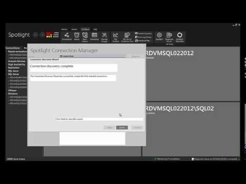 How To Create Connections In Spotlight On SQL Server