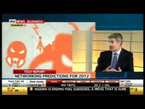 Sky News Business Interview With Mark Iles And Networking Predictions For 2012