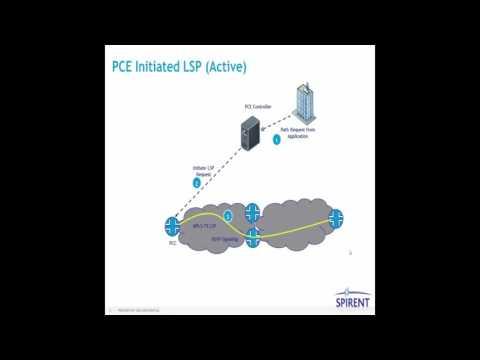 Testing PCE Protocol Using Spirent TestCenter