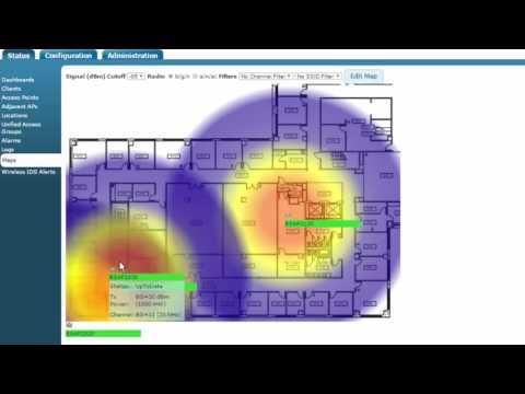 ADTRAN Bluesocket - VWLAN Create A VWLAN Heat Map