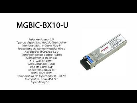 MGBIC-BX10-U  |  Enterasys Compatible 1000BASE-BXU SFP 1310nmTx/1490nmRx 10km