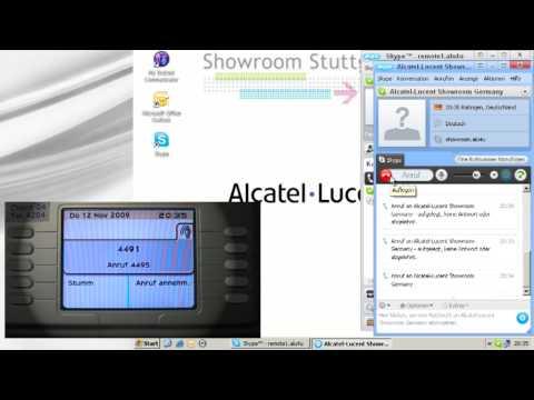 Alcatel-Lucent Showroom - OmniPCX Enterprise Mit Einen Skip2PBX Gateway Für Skype