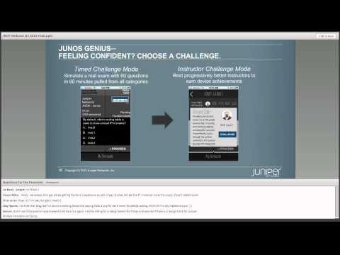 Juniper Networks Certification Update - September 2013